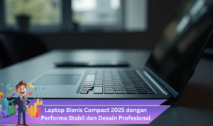 Laptop Bisnis Compact 2025 dengan Performa Stabil dan Desain Profesional